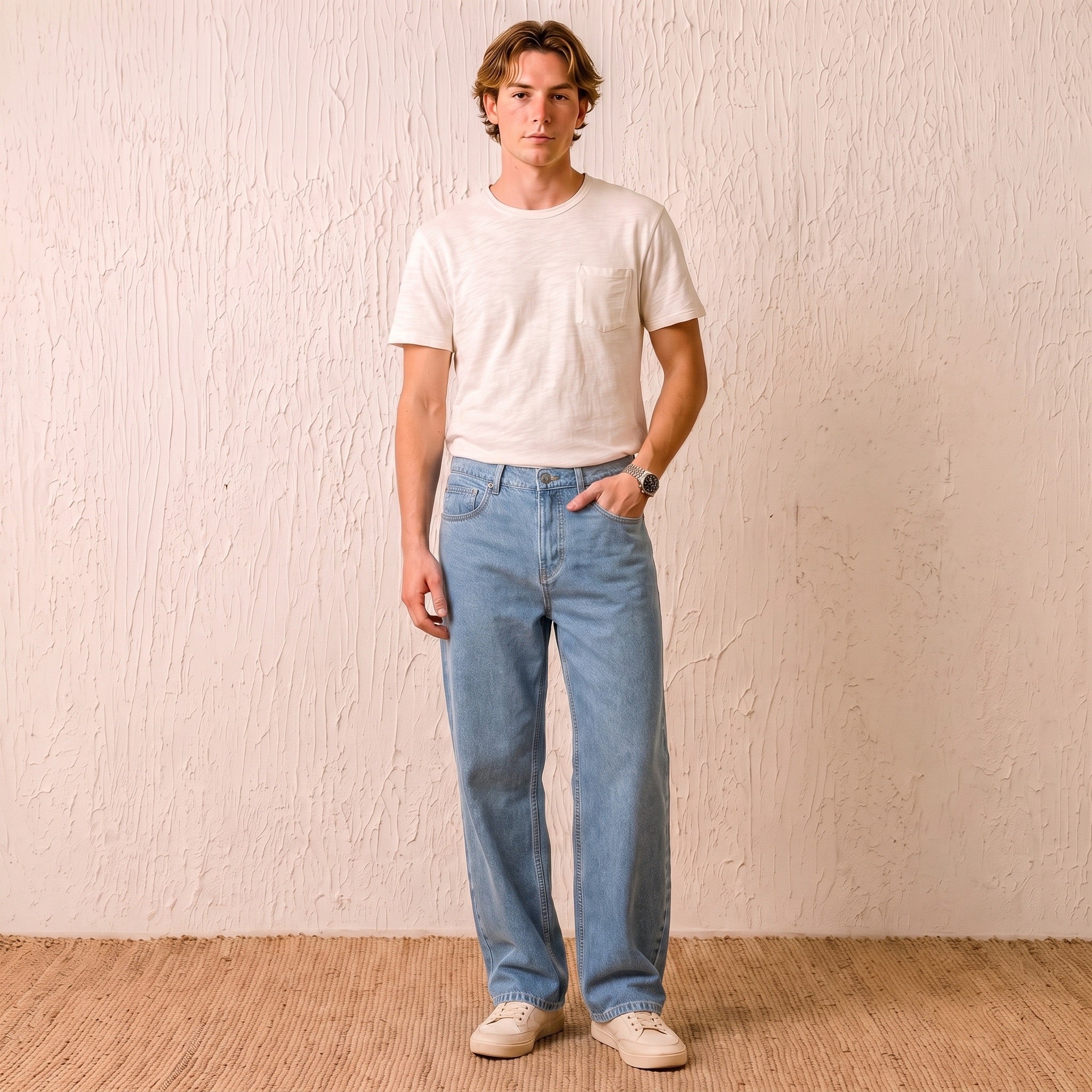 VINTAGE WIDE LEG JEANS