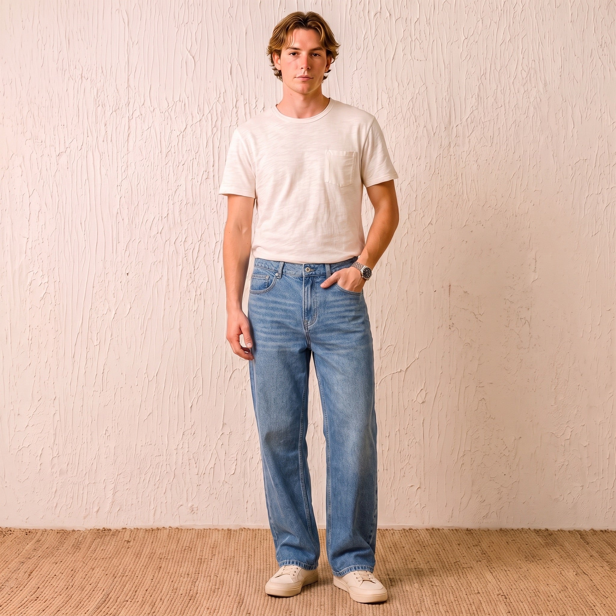 VINTAGE WIDE LEG JEANS