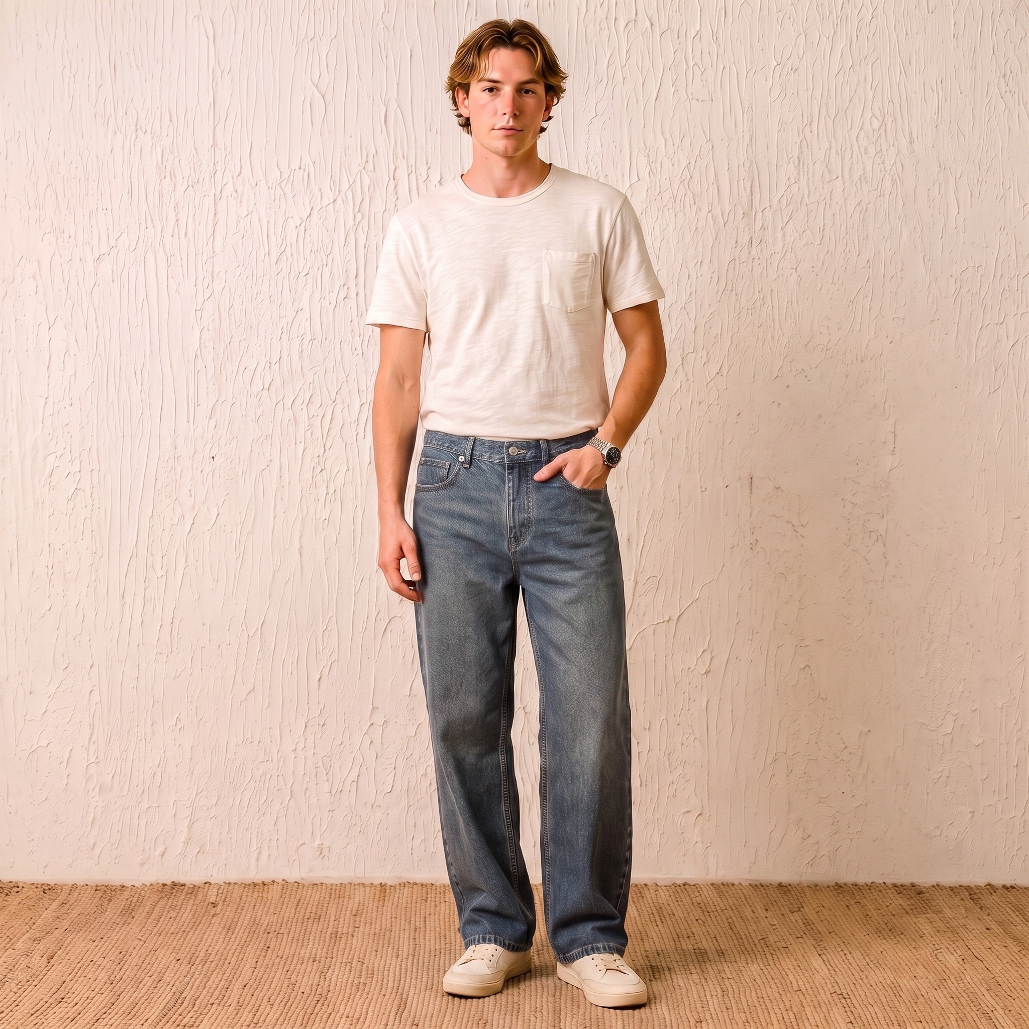 VINTAGE WIDE LEG JEANS