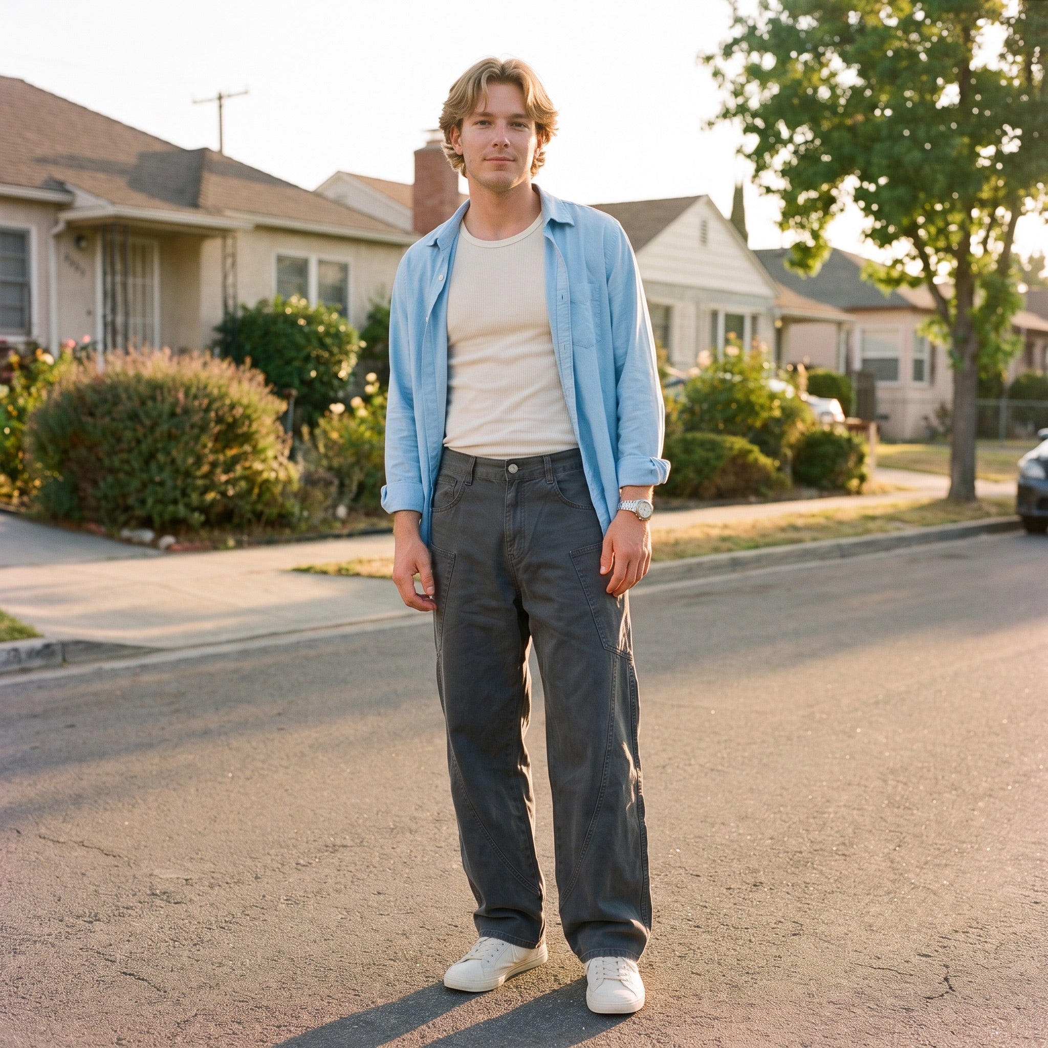 CURVED UTILITY PANT