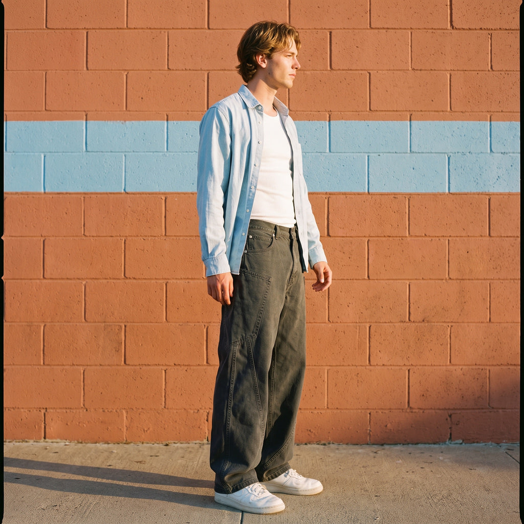 CURVED UTILITY PANT