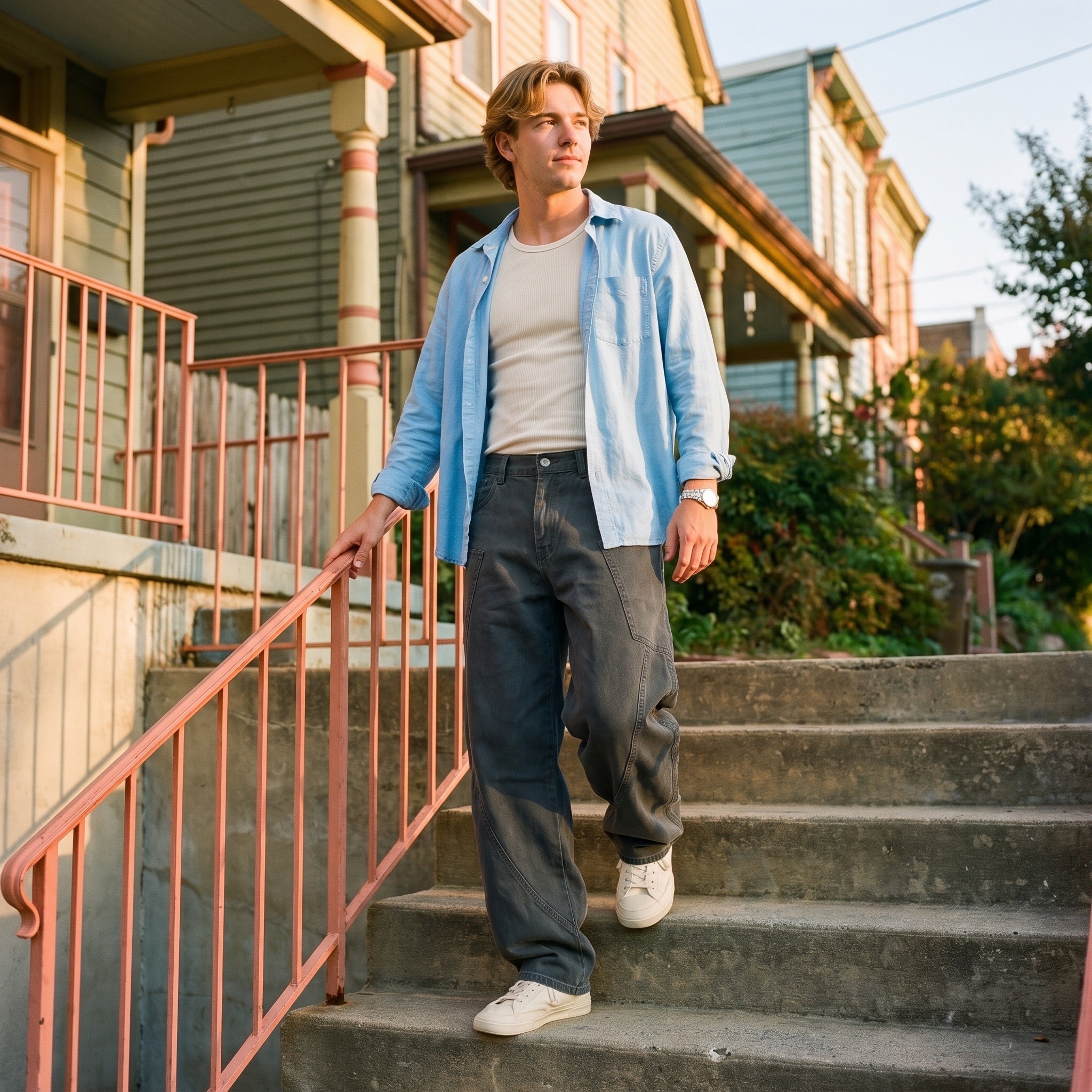 CURVED UTILITY PANT